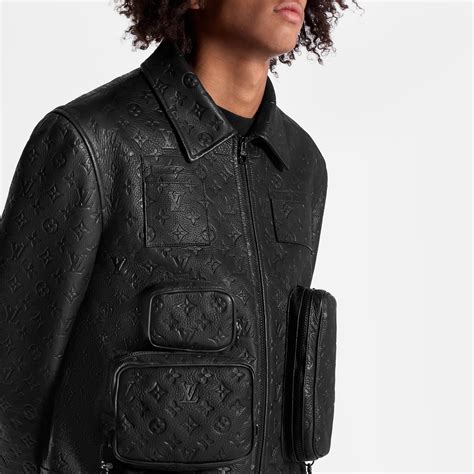 louis vuitton inflatable jacket|monogram embossed utility jacket.